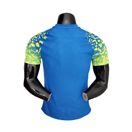 Camisa Brasil Futsal II 2021 - Azul - Nike - Masculino Jogador