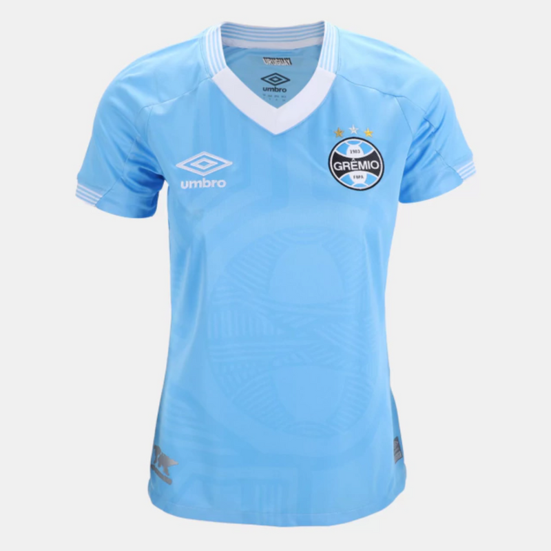 Camisa Feminina Grêmio III 22/23 Umbro - Azul