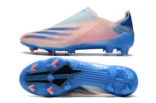 Chuteira Campo Adidas X Ghosted FG Blue/Rose