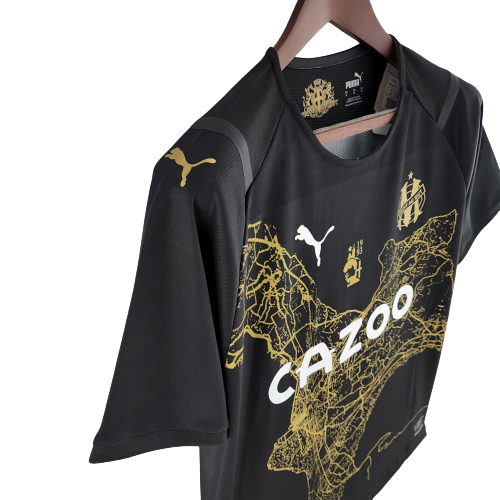 Camisa Olympique Lyon Comemorativa 22/23 Adidas - Preto