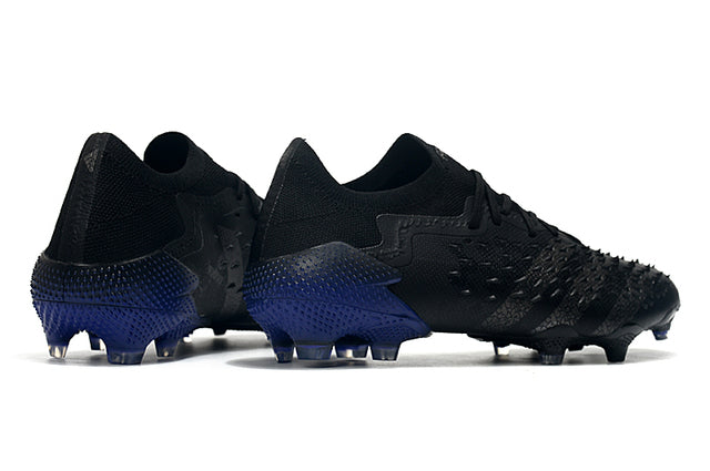 Chuteira Campo Adidas Predator Freak .1 Black/Blue - Low