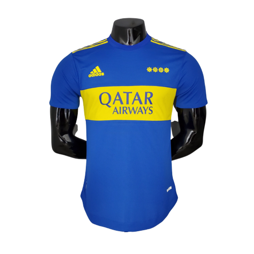 Camisa Boca Juniors I 21/22 - Azul e Amarela - Adidas - Masculino Jogador