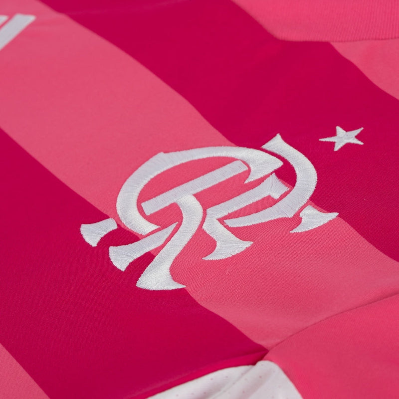 Camisa Flamengo Outubro Rosa 22/23 Adidas - Rosa