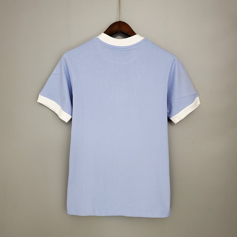 Camisa Manchester City Retrô 1972 Azul