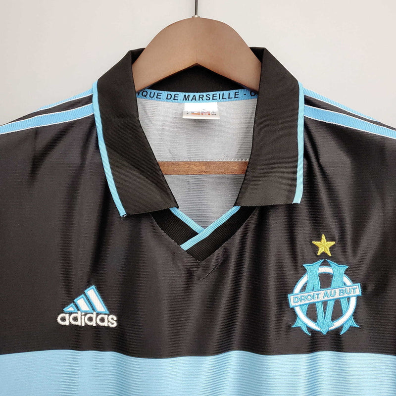 Camisa Marseille Retrô 1999/2000 Preta - Adidas