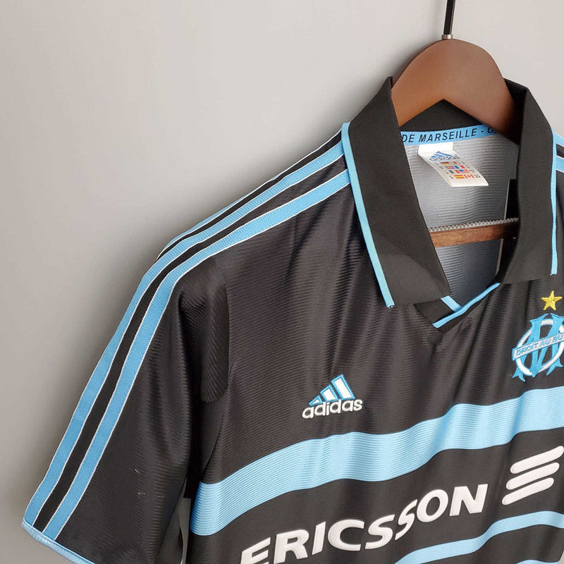 Camisa Marseille Retrô 1999/2000 Preta - Adidas