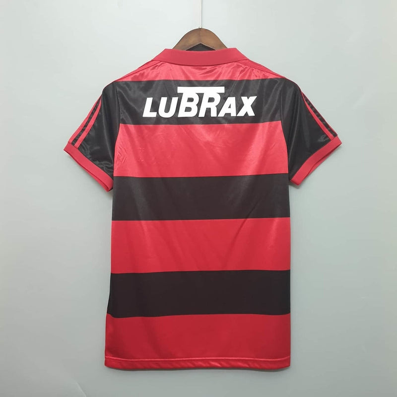 Camisa Flamengo Retrô 1990 Vermelha e Preta - Adidas