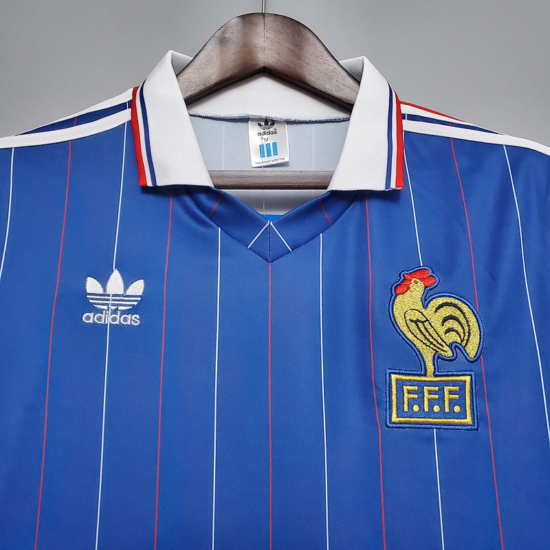 Camisa França Retrô 1982 Azul - Adidas