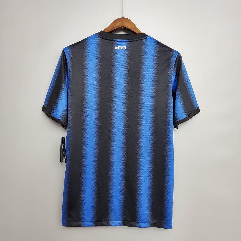 Camisa Inter de Milão Retrô 2010/2011 Azul e Preta - Nike