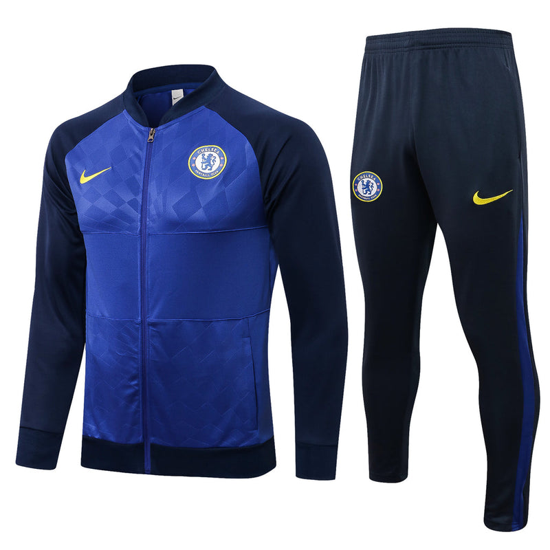 Conjunto Chelsea 21/22 Azul - Nike - Com Fecho