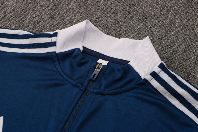 Conjunto Feyenoord 21/22 Azul - Adidas - Com Fecho