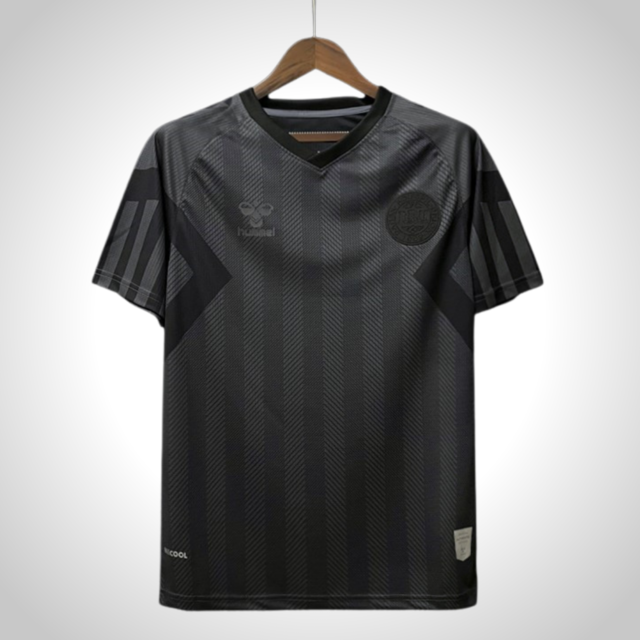 Camisa Seleção Dinamarca III 2022 Hummel - All Black