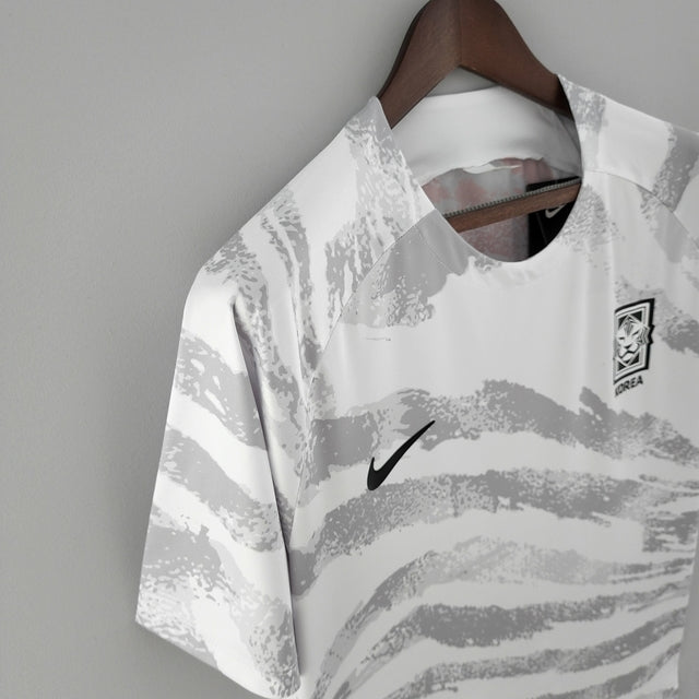 Camisa de Treino Seleção Coréia do Sul 2022 Nike - Branco e Cinza